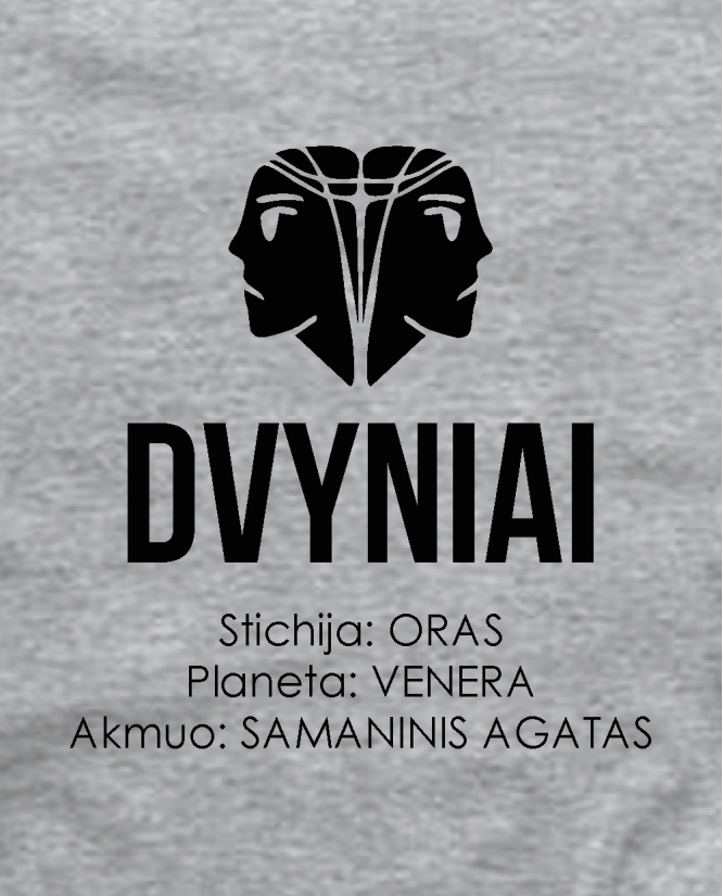 Dvynių stichija planeta Akmuo